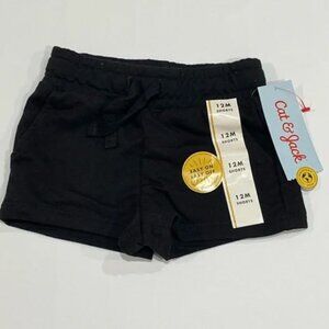 3/$15  Cat & Jack – Boys’ Black 12 Mnth Short